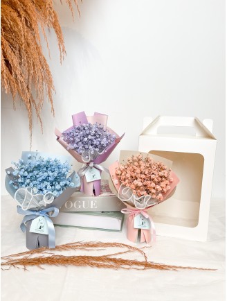 MINI BABY BREATHS - BABY BLUE 