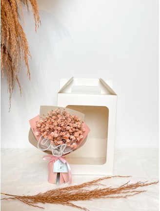 MINI BABY BREATHS - SALMON PINK 