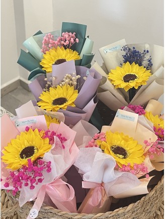 CHEERFUL SMILES ( Soap Flowers ) 