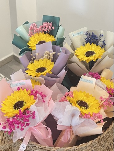 CHEERFUL SMILES ( Soap Flowers ) 