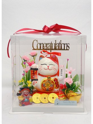 LUCKK & PROSPERITY (Waving Hand Lucky Cat)