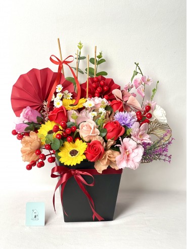 HUGE PROSPERITY L Size Box (Soap Flowers) 