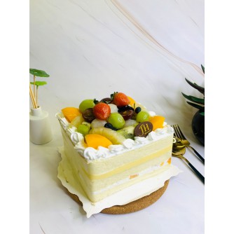 Chantilly Pudding Cake 水果布丁蛋糕