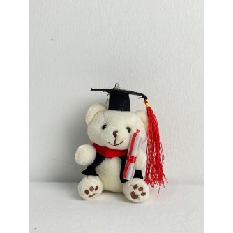 WHITE GRADUATION BEAR